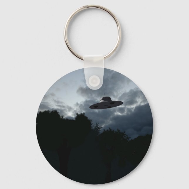 Porte-clés Porte - clé de soucoupe volante classique (Recto)