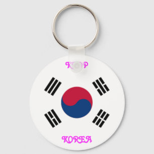 Porte-clés Porte - clé de style Bouton KOREA