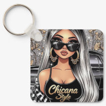 Porte - clé de style Chicana