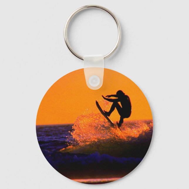 Porte-clés Porte - clé de surfeur Sunset (Recto)