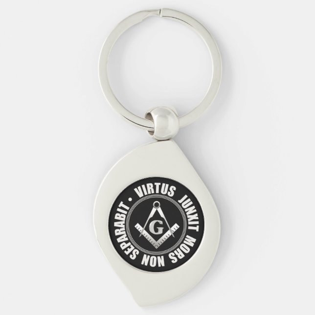 Porte-clés Porte - clé de symbole maçonnique (Devant)