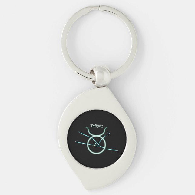 Porte-clés Porte - clé de Taurus de Constellation Zodiaque (Devant)
