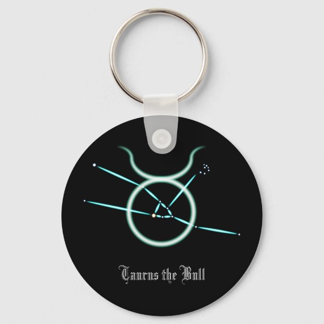 Porte-clés Porte - clé de Taurus de Constellation Zodiaque (Recto)