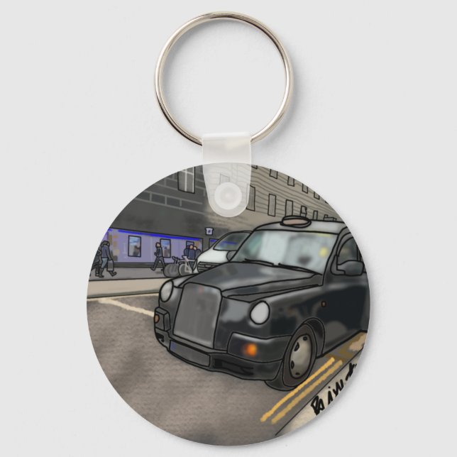 Porte-clés Porte - clé de taxi britannique (Recto)