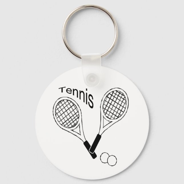 Porte-clés porte - clé de tennis (Recto)