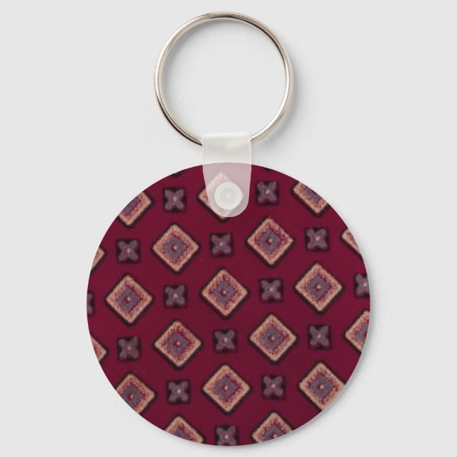 Porte-clés Porte - clé de textiles de diamants géométriques v (Recto)