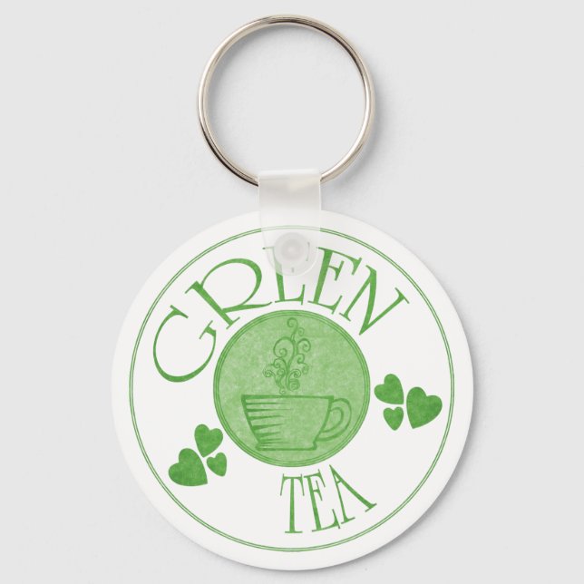 Porte-clés Porte - clé de thé vert (Recto)