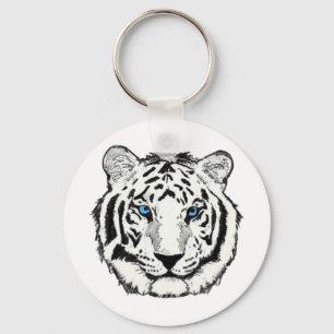 Porte-clés Porte - clé de tigre blanc