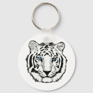 Porte-clés Porte - clé de tigre blanc