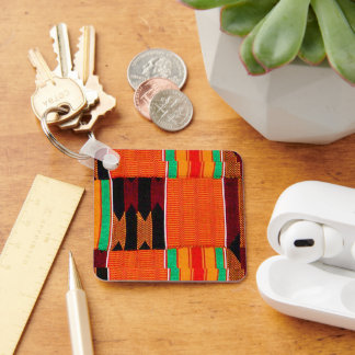 Porte-clés Porte - clé de tissu Kwanzaa Kenta