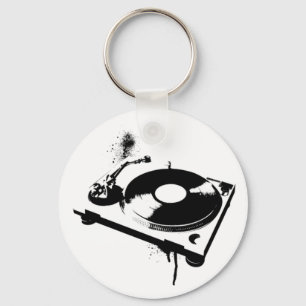Porte-clés Porte - clé de Tourne-disque DJ Deejay   Cadeaux 