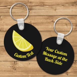 Porte-clés Porte - clé de tranche de citron