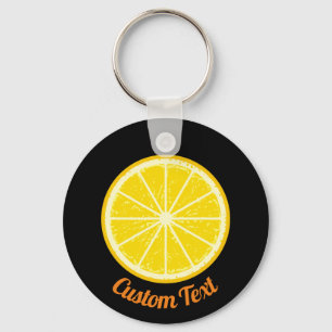 Porte-clés Porte - clé de tranche orange