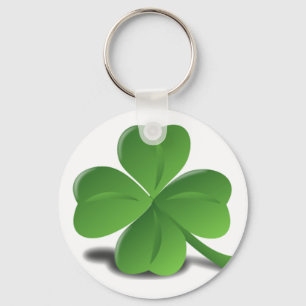 Porte-clés Porte - clé de trèfle de shamrock du jour de St