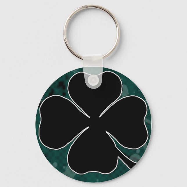 Porte-clés Porte - clé de trèfle noir (Recto)