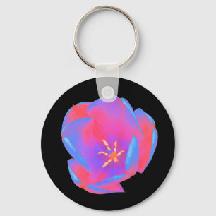 Porte-clés Porte - clé de tulipe fluorescent