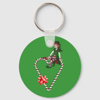 Porte-clés Porte - clé de vacances de Noël de sucres de canne