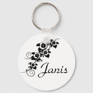 Porte-clés Porte - clé de vigne noir personnalisé