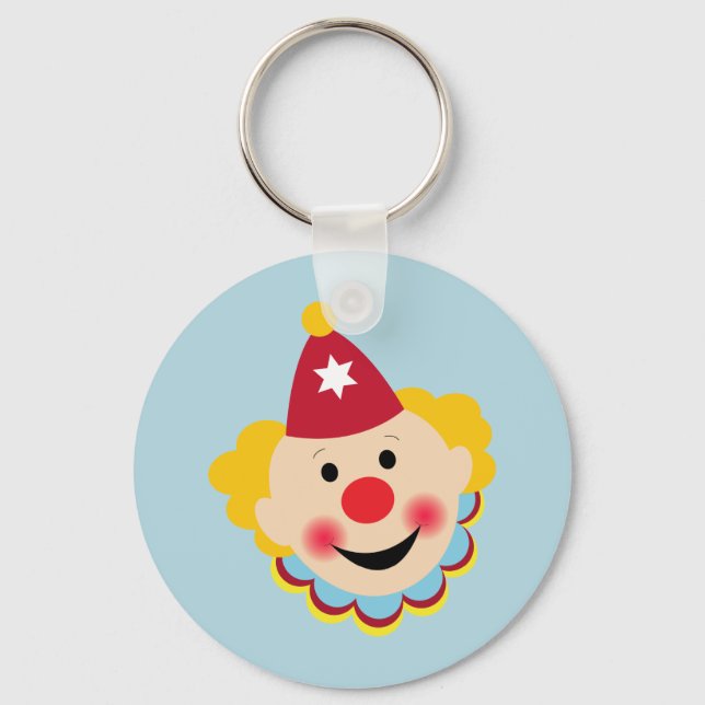 Porte-clés Porte - clé de visage clown (Recto)