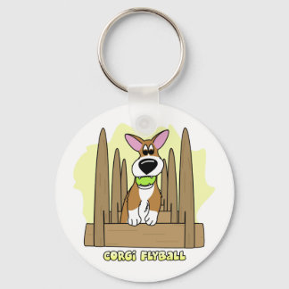 Porte-clés Porte - clé de volley-ball Pembroke Corgi