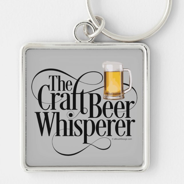 Porte-clés Porte - clé de Whisperer de bière d'artisanat (Devant)