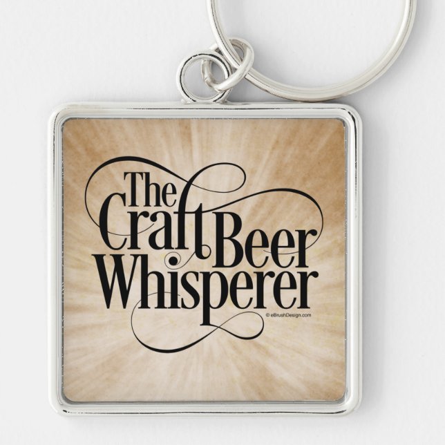 Porte-clés Porte - clé de Whisperer de bière d'artisanat (Devant)