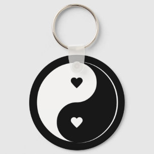 Porte-clés Porte - clé de Yin Yang d'amour