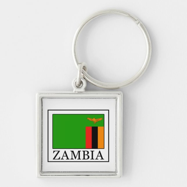 Porte-clés Porte - clé de Zambie (Devant)