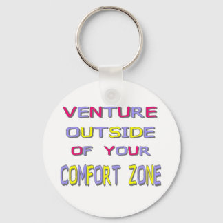 Porte-clés Porte - clé de zone de confort (blanc)