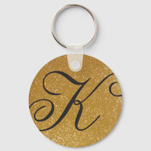 Porte-clés Porte - clé décoré d'un monogramme avec les