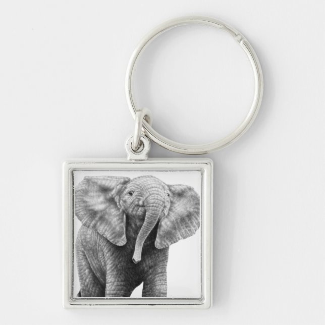 Porte-clés Porte - clé d'éléphant africain de bébé (Devant)