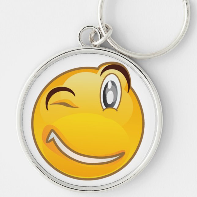 Porte-clés Porte - clé d'émoticône (Devant)