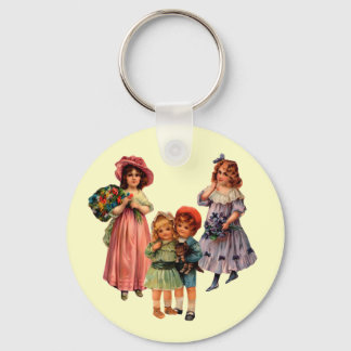 Porte-clés Porte - clé d'enfants victorien d'art vintage