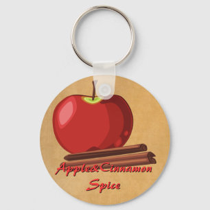 Porte-clés Porte - clé d'épices à la cannelle d'Apple