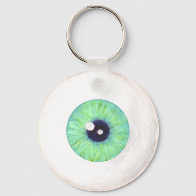 Porte-clés Porte - clé déplaisant Green Eyeball (Recto)