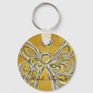 Porte-clés Porte - clé des ailes d'Ange Jaune