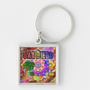 Porte-clés Porte - clé des amis tropicaux de San Diego