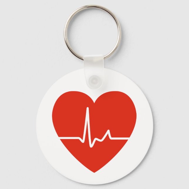 Porte-clés Porte - clé des battements cardiaques (Recto)