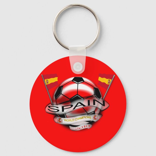 Porte-clés Porte - clé des Champions du Monde de la Coupe d'E (Recto)