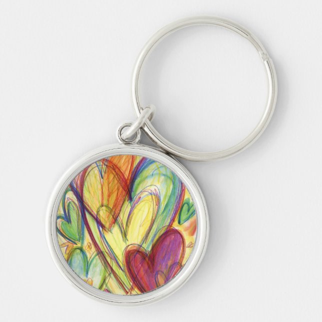 Porte-clés Porte - clé des coeurs de guérison (Devant)