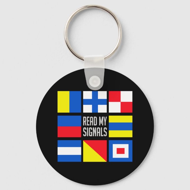 Porte-clés Porte - clé des drapeaux maritimes (Recto)