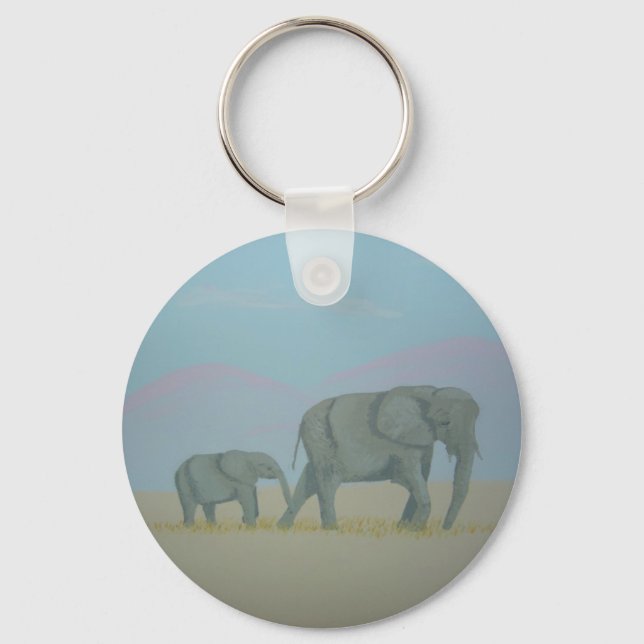 Porte-clés Porte - clé des éléphants (Recto)
