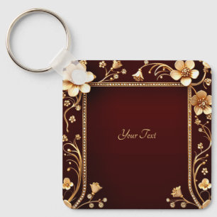 Porte-clés Porte - clé des fleurs d'or de Bourgogne
