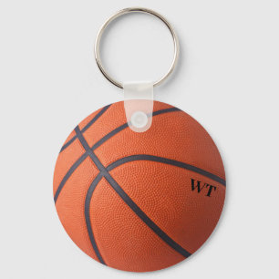 Porte-clés Porte - clé des initiales de basket personnalisées