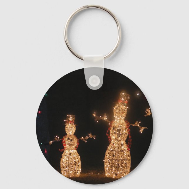 Porte-clés Porte - clé des neiges éclairées (Recto)