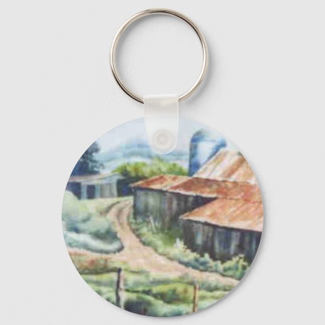 Porte-clés Porte - clé des routes de pays (Recto)