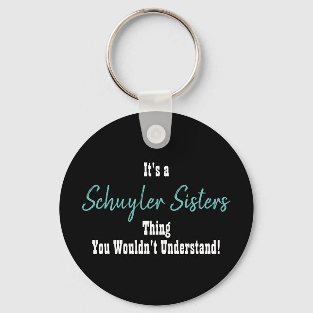 Porte-clés Porte - clé des soeurs Schuyler (Recto)