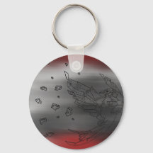 Porte - clé d'explosion d'oiseaux Origami