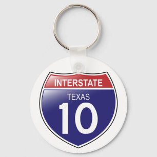 Porte-clés Porte - clé d'I-10 le Texas