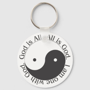 Porte-clés Porte - clé - Dieu est tout le Yin-Yang